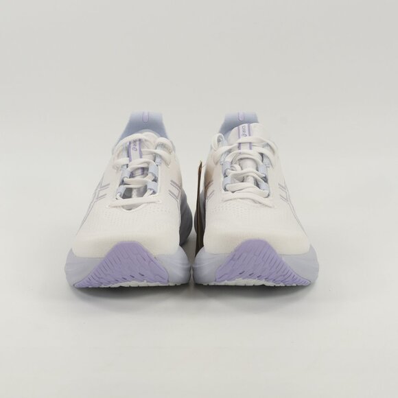 Asics White and Lavender Running Shoes - Picture 5 of 9